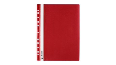 Skoroszyt A4 miękki zawieszany czerwony czerwony polipropylen PP Tres (SKWPPA4/CZER)