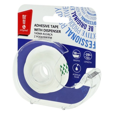 Taśma biurowa z podajnikiem 20x18 [mm x m] Memobe (MT104-20-1)