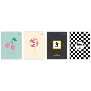 Zeszyt A5 Wykrojnik A5 32k kol.3= 32k. 70g linia kolor Interdruk (5902277321107)