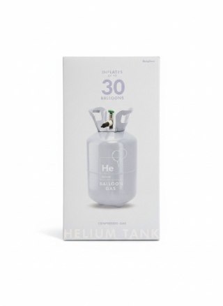 Butla z helem błękit, 30 balonów Partydeco (BZH1-30-011)