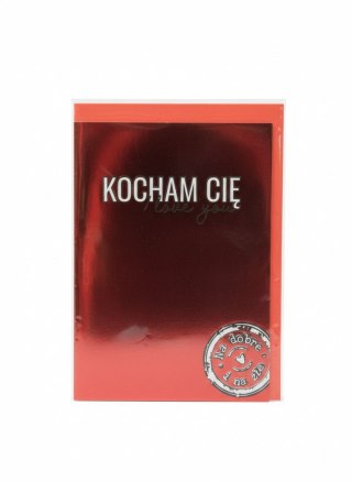 Kartka składana B6 Karnet B6 Walentynki STEMPEL Henry (5908451981099)