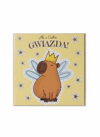 Kartka składana kw Karnet KW KAPIBARA GWIAZDA Henry (5908451983789)