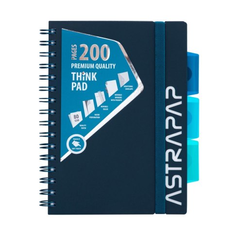 Kołozeszyt (kołonotatnik) A5 PP 200k. 80g Astrapap (107023009)