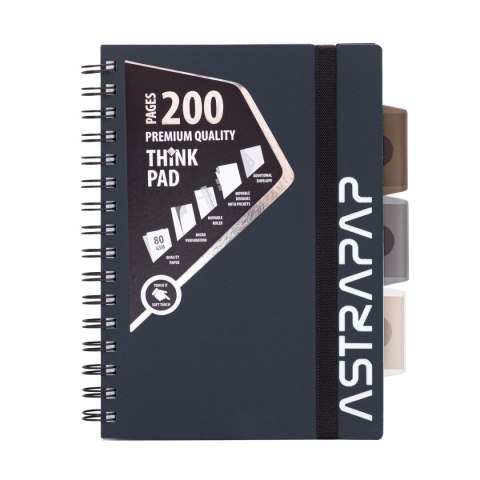 Kołozeszyt (kołonotatnik) A5 PP 200k. 80g Astrapap (107023009)