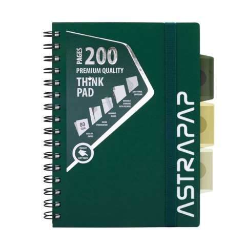 Kołozeszyt (kołonotatnik) A5 PP 200k. 80g Astrapap (107023009)
