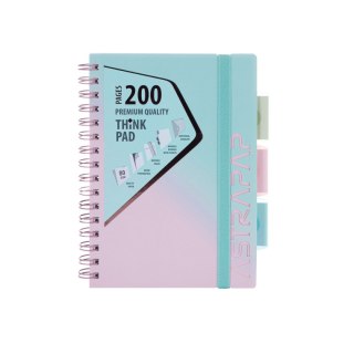 Kołozeszyt (kołonotatnik) A5 pastel ombre 200k. 80g krata Astrapap (107023004)