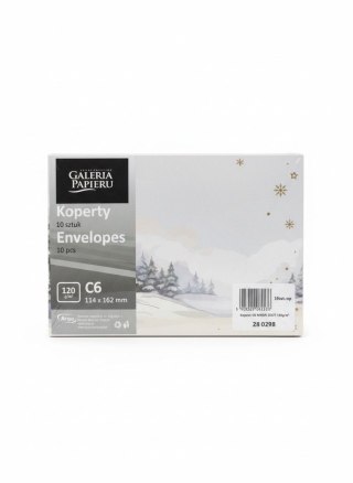 Koperta C6 magia zimy Galeria Papieru (280298) 10 sztuk