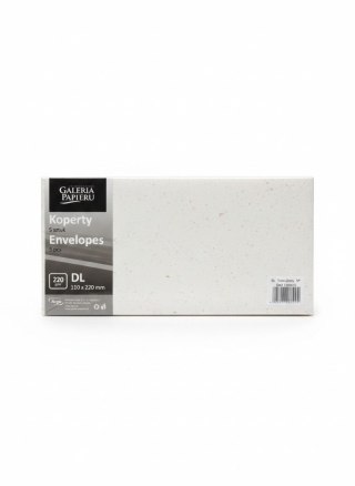 Koperta DL terrazzo biały Galeria Papieru (280919) 10 sztuk