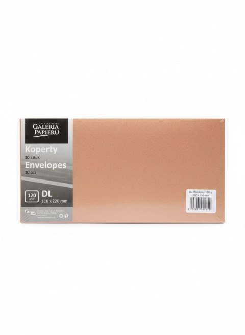Koperta DL wood różowa Galeria Papieru (282128) 10 sztuk