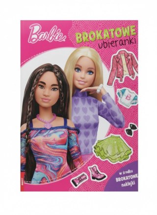 Książka dla dzieci Barbie. Brokatowe ubieranki. Ameet (SDLB 1105)