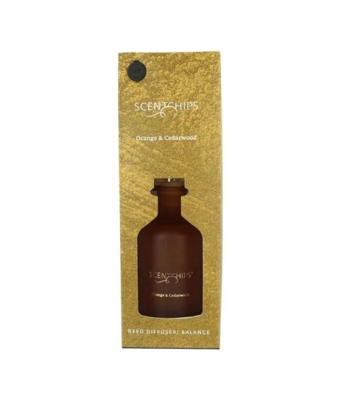 Odświeżacz powietrza Scentchips Dyfuzor patyczkowy Balance Orange & Cedarwood 180ml Pavoncella (8716516204680)