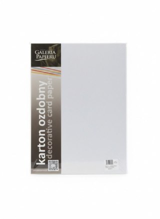 Papier ozdobny (wizytówkowy) A4 pearl diamentowa biały 210g Galeria Papieru (205451)