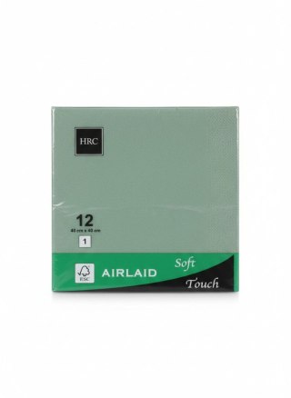 Serwetki airlaid zielony bibuła [mm:] 400x400 Pol-mak (DH_CA_000401)