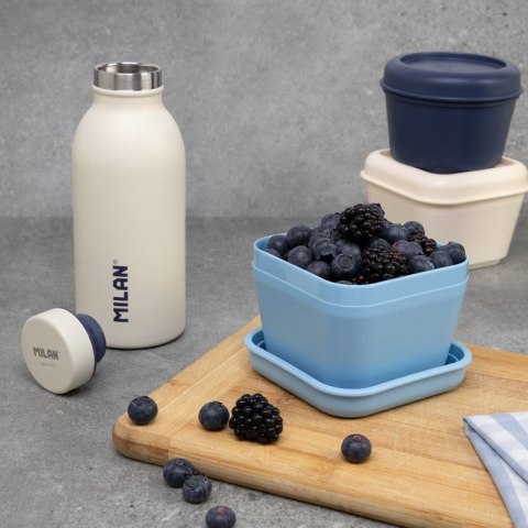 Śniadaniówka kwadratowa [mm:] 100x100x 75 Milan (085111LB)