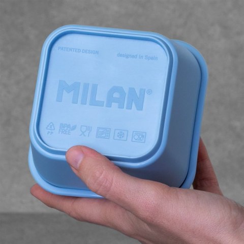 Śniadaniówka kwadratowa [mm:] 100x100x 75 Milan (085111LB)