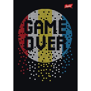 Zeszyt A5 Gamer z lakierem miejscowym 60k. 70g krata Unipap