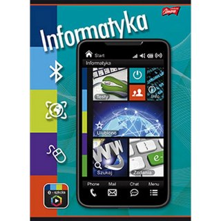 Zeszyt tematyczny A5 INFORMATYKA 60k. krata St.Majewski (5904149003340)