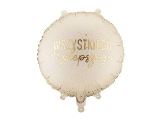 Balon foliowy pastylka 'Wszystkiego Najlepszego' 18cal Partydeco (FB345)