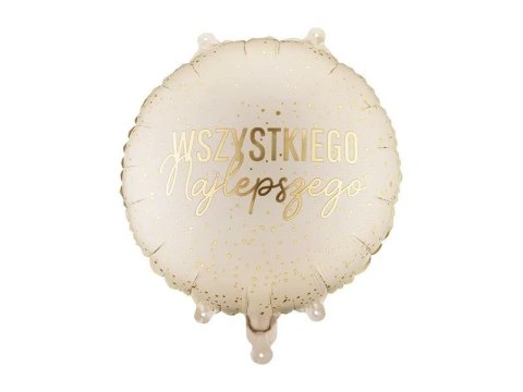 Balon foliowy pastylka 'Wszystkiego Najlepszego' 18cal Partydeco (FB345)