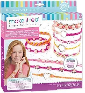 Bransoletka MAKE IT REAL Zestaw do tworzenia bransoletek Macrame Friendship Bracelets Orbico Sp. Z O.o. (1318)