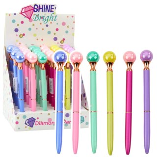 Długopis Z perłą wkład niebieski 1,0mm Lean (21564)