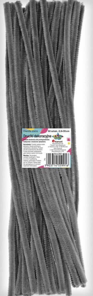 Drucik Craft-Fun Series kreatywny kolor: szary 300mm 50 szt Titanum (T42)