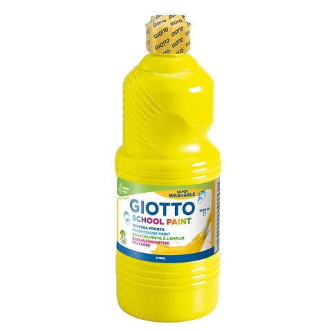 Farba tempera School Paint kolor: żółty 1000ml 1 kolor. Giotto (535502)