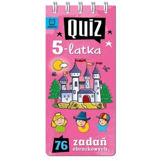 Książka dla dzieci Quiz 5-latka. 76 zadań obrazkowych Aksjomat