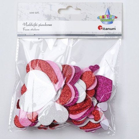 Naklejka (nalepka) Craft-Fun Series Piankowe serca Titanum (25HY0904-13)