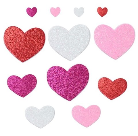 Naklejka (nalepka) Craft-Fun Series Piankowe serca Titanum (25HY0904-13)