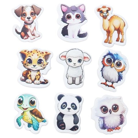 Naklejka (nalepka) Craft-Fun Series wesołe zwierzątka Titanum (25QS0901-6)