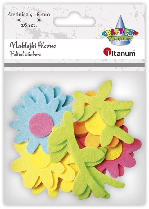 Naklejka (nalepka) Craft-Fun Series filcowe 25HY0324-12 Titanum