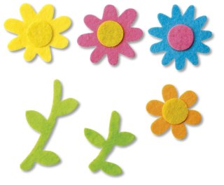 Naklejka (nalepka) Craft-Fun Series filcowe 25HY0324-12 Titanum