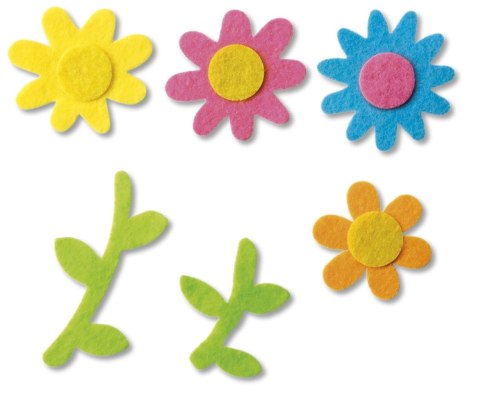 Naklejka (nalepka) Craft-Fun Series filcowe 25HY0324-12 Titanum