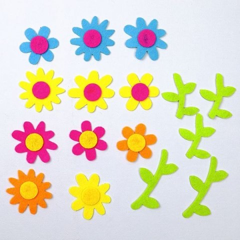 Naklejka (nalepka) Craft-Fun Series filcowe 25HY0324-12 Titanum