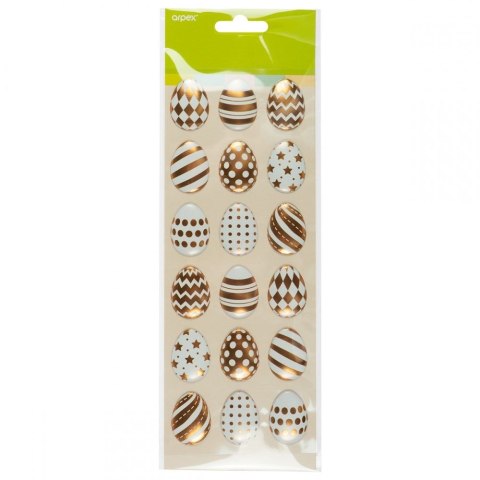Naklejka (nalepka) wielkanocne 3D 11x31 cm Arpex (SW9371)