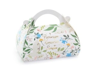 Opakowanie ozdobne Pierwsza Komunia Święta (1 op. / 10 szt.) mix [mm:] 160x150x 80 Partydeco (PUDCS19)