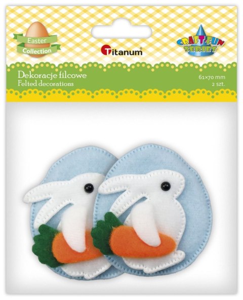 Ozdoba filcowa Craft-Fun Series Jajo WN Titanum (BJ25091158-3)