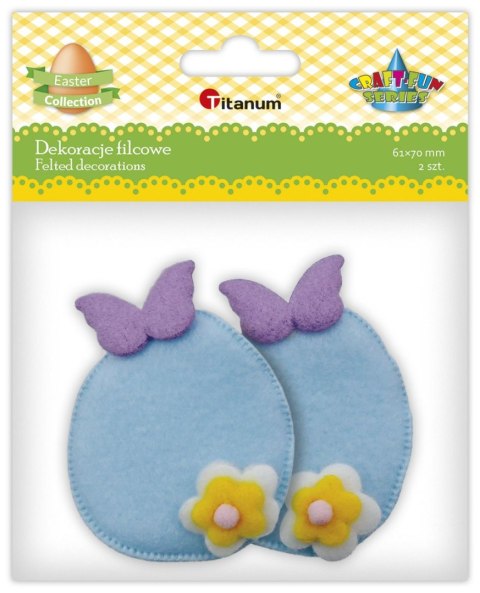 Ozdoba filcowa Craft-Fun Series Jajo WN Titanum (BJ25091158-4)