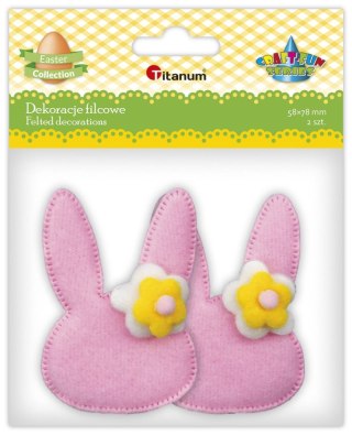 Ozdoba filcowa Craft-Fun Series Królik Titanum (BJ25091158-2)