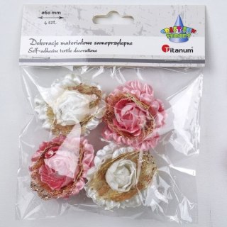 Ozdoba materiałowa Craft-Fun Series róże Titanum (25YX0902-8)