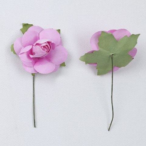 Ozdoba papierowa Craft-Fun Series róże na druciku Titanum (25YX0902-12)