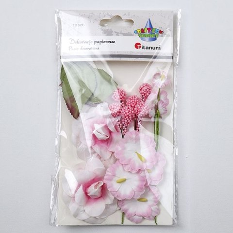 Ozdoba papierowa Craft-Fun Series kwiaty Titanum (25YX0902-7)