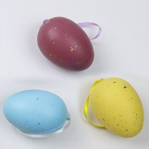 Ozdoba świąteczna Craft-Fun Series Jajka plastikowe zawieszki Titanum (BH25A6139 (1))