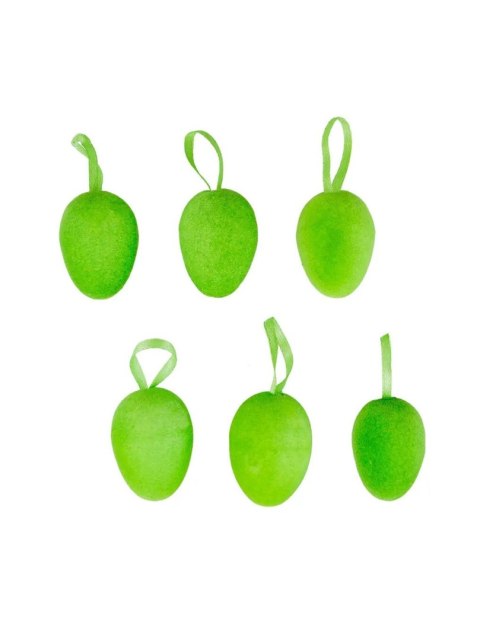 Ozdoba wielkanocna Dekoracyjne jajeczka flokowane (6 szt.) [mm:] 60 Arpex (VJ8419)