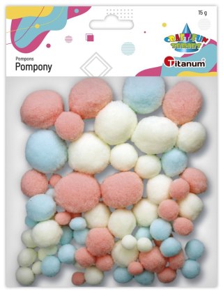 Pompony Craft-Fun Series Pastel kolor pastelowy Titanum