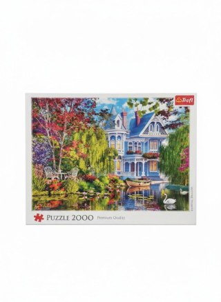 Puzzle Dom nad jeziorem 2000 el. Trefl (27129)