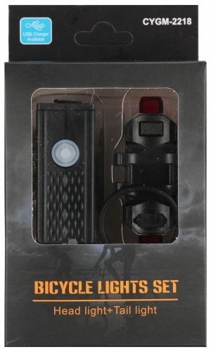 Rower Lampka rowerowa USB przód/tył Mega Creative (582865)