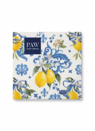Serwetki Lunch mix nadruk bibuła [mm:] 330x330 Paw (SDL148300)