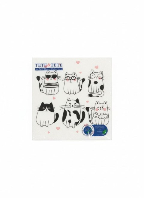 Serwetki TaT mix papier [mm:] 330x330 Paw (TL129500)
